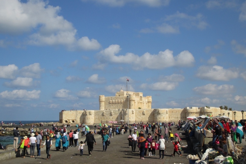 アレクサンドリアのカイト・ベイ城砦(エジプト)