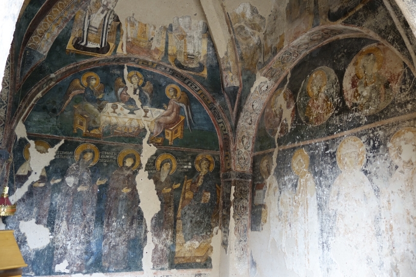 修道院のフレスコ画