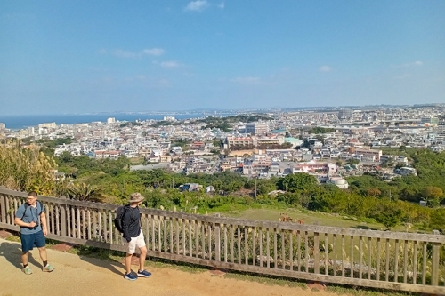 浦添城跡からの景色