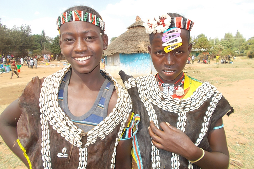 南エチオピアのツェマイ族