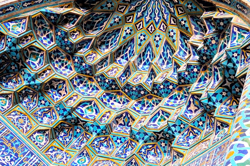 ヤズドの金曜日のモスクの装飾